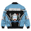 Africa Zone Clothing - Botswana Active Flag Bomber Jacket A35