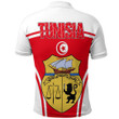 Africa Zone Clothing - Tunisia Active Flag Polo Shirt A35