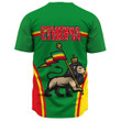 Africa Zone Clothing - Ethiopia Lion Active Flag Baseball Jersey A35