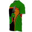 Africa Zone Clothing - Zambia Active Flag Baseball Jersey A35