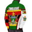 Africa Zone Clothing - Zimbabwe Active Flag Padded Jacket A35