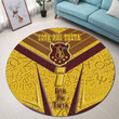 Africa Zone Round Carpet - Iota Phi Theta Sporty Style Round Carpet A35