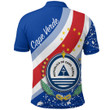 Africa Zone Clothing - Cape Verde Special Flag Polo Shirt A35