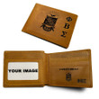 Africa Zone Wallet - Phi Beta Sigma Double Sided Engraved Leather Wallet A35