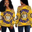 Africa Zone Clothing - Sigma Gamma Rho Sorority Off Shoulder Sweaters A35 | Africa Zone