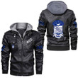 (Custom) Africazone Clothing - Phi Beta Sigma Leather Jacket A35