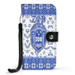 Africa Zone Wallet Phone Case - Zeta Phi Beta Christmas Wallet Phone Case A35