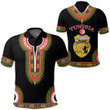 Africa Zone Clothing - Tunisia Dashiki Polo Shirts A95