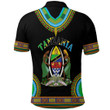 Africa Zone Clothing - Tanzania Dashiki Polo Shirts A95