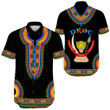 Africa Zone Clothing - Democratic Republic Of The Congo Dashiki Short Sleeve Shirt A95