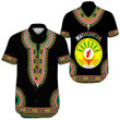 Africa Zone Clothing - Madagascar Dashiki Short Sleeve Shirt A95