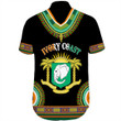 Africa Zone Clothing - Ivory Coast Dashiki Short Sleeve Shirt A95