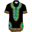 Africa Zone Clothing - Tanzania Dashiki Short Sleeve Shirt A95