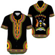 Africa Zone Clothing - Uganda Dashiki Short Sleeve Shirt A95