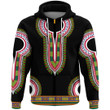 Africa Zone Clothing - Liberia Dashiki Zip Hoodie A95