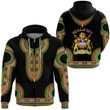 Africa Zone Clothing - Malawi Dashiki Zip Hoodie A95