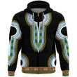 Africa Zone Clothing - Botswana Dashiki Zip Hoodie A95
