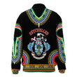 Africa Zone Clothing - Seychelles Dashiki Thicken Stand-Collar Jacket A95