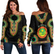 Africa Zone Clothing - Mauritania Dashiki Off Shoulder Sweaters A95