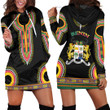 Africa Zone Clothing - Benin Dashiki Hoodie Dress A95