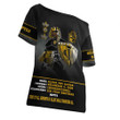 Alpha Phi Alpha Pharaon Motto Off Shoulder T-Shirt A35 | Africa Zone