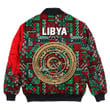 Africa Zone Clothing - Lybya Bomber Jacket Kente Pattern A94