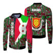 Africa Zone Clothing - Burundi Fleece Winter Jacket Kente Pattern A94