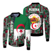 Africa Zone Clothing - Algeria Fleece Winter Jacket Kente Pattern A94