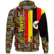Africa Zone Clothing - Uganda Kenter Pattern Hoodie A94