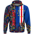 Africa Zone Clothing - Cape Verde Kenter Pattern Hoodie A94