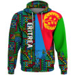 Africa Zone Clothing - Eritrea Kenter Pattern Hoodie A94