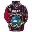 Africa Zone Clothing - Liberia Kenter Pattern Hoodie A94
