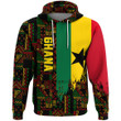 Africa Zone Clothing - Ghana Kenter Pattern Hoodie A94