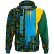 Africa Zone Clothing - Rwanda Kenter Pattern Hoodie A94