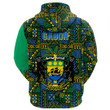 Africa Zone Clothing - Gabon Kenter Pattern Hoodie A94