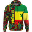 Africa Zone Clothing - Senegal Kenter Pattern Hoodie A94