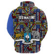Africa Zone Clothing - Eswatini Kenter Pattern Hoodie A94