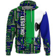Africa Zone Clothing - Lesotho Kenter Pattern Hoodie A94