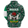 Africa Zone Clothing - Nigeria Kenter Pattern Hoodie A94