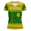Chi Eta Phi Christmas V-neck T-shirt A31 | Africa Zone
