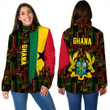 Africa Zone Clothing - Ghana Women's Padded Jacket Kente Pattern A94