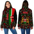 Africa Zone Clothing - Kenya Women's Padded Jacket Kente Pattern A94