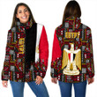 Africa Zone Clothing - Egypt Women's Padded Jacket Kente Pattern A94
