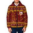 Delta Psi Chi Christmas Hooded Padded Jacket A31 | Africa Zone
