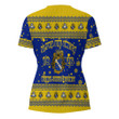 Alpha Phi Omega Christmas V-neck T-shirt A31 | Africa Zone