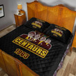 Africa Zone Quilt Bed Set - Iota Phi Theta Coffin Dance Quilt Bed Set A35