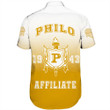 Philo Affiliates Gradient Short Sleeve Shirt A31 | Africa Zone