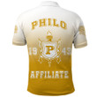 Philo Affiliates Gradient Polo Shirts A31 | Africa Zone