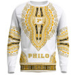 Philo Affiliates Dashiki Sweatshirts A31 | Africa Zone