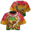 Africazone Clothing - Black History Month Croptop T-shirt A95 | Africazone